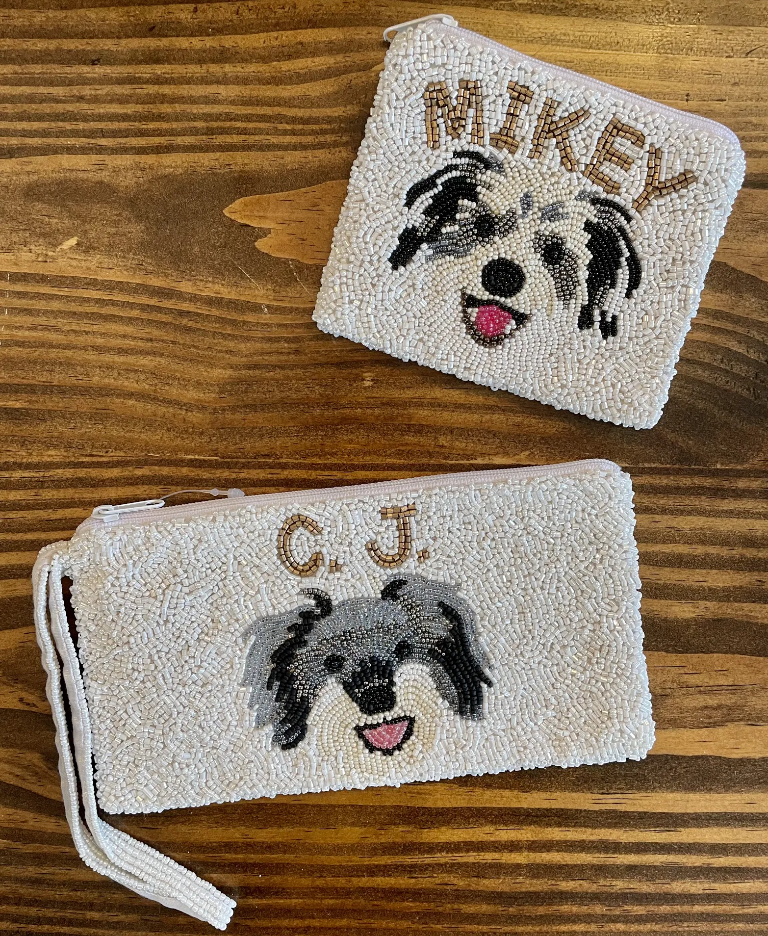 PAWsome Pet Beaded Coin Purse