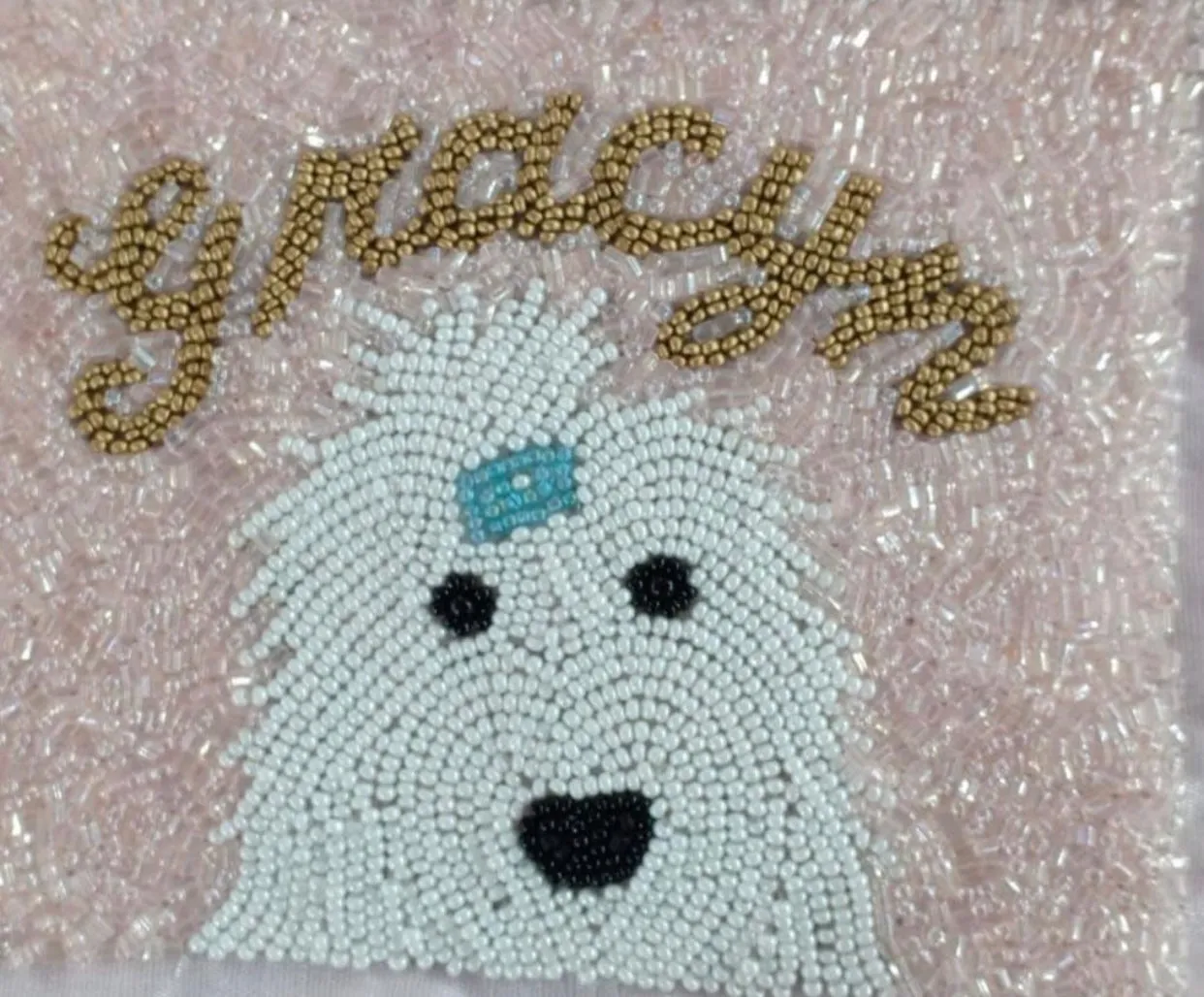 PAWsome Pet Beaded Coin Purse