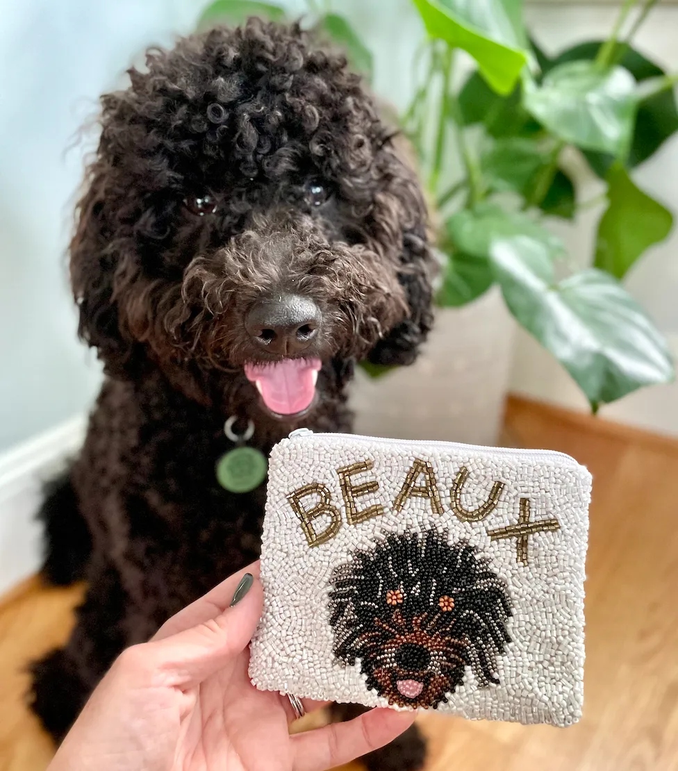 PAWsome Pet Beaded Coin Purse