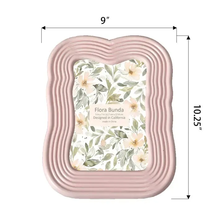 Peach Curve Frame, 5 x 7