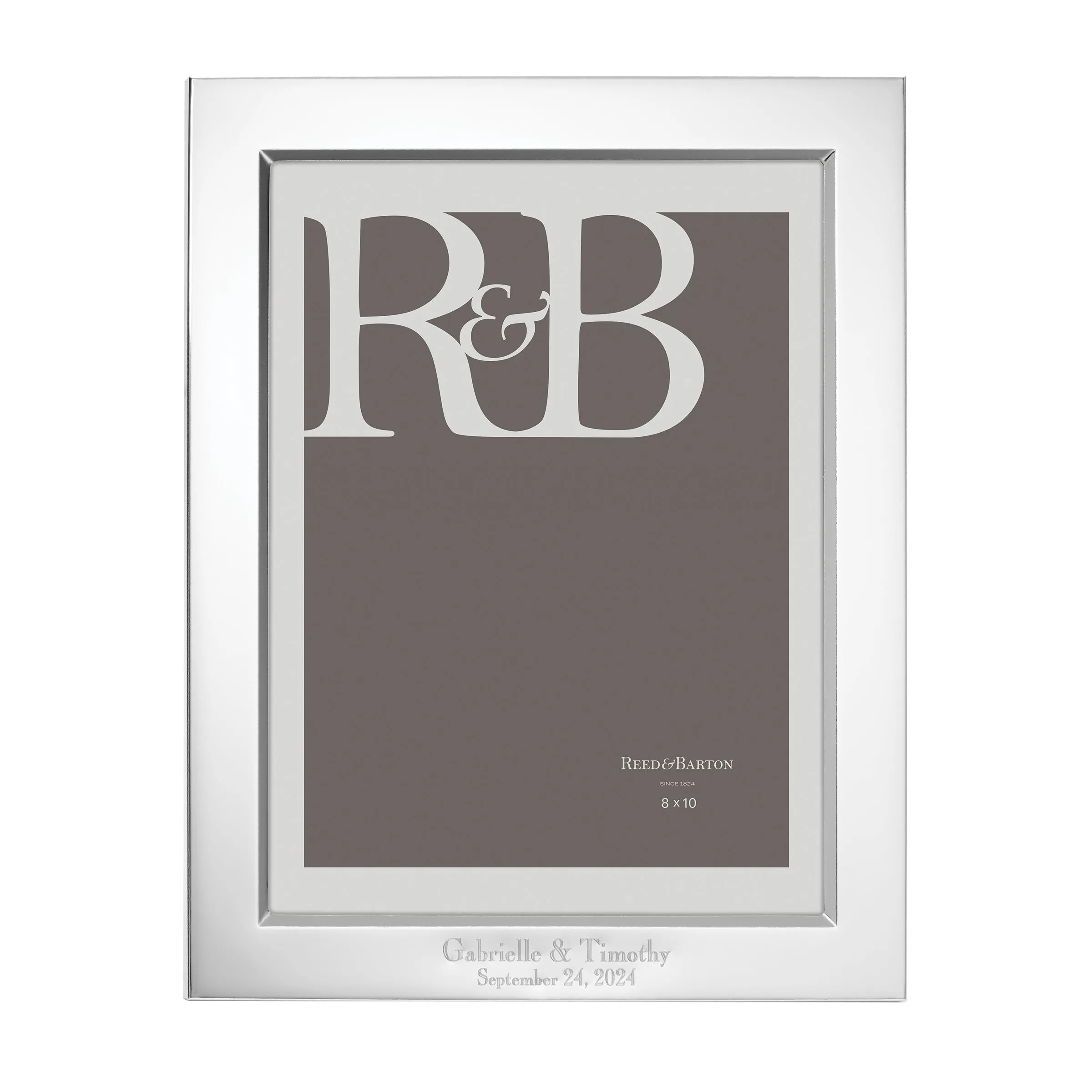 Personalized Classic Silverplate 8" x 10" Frame