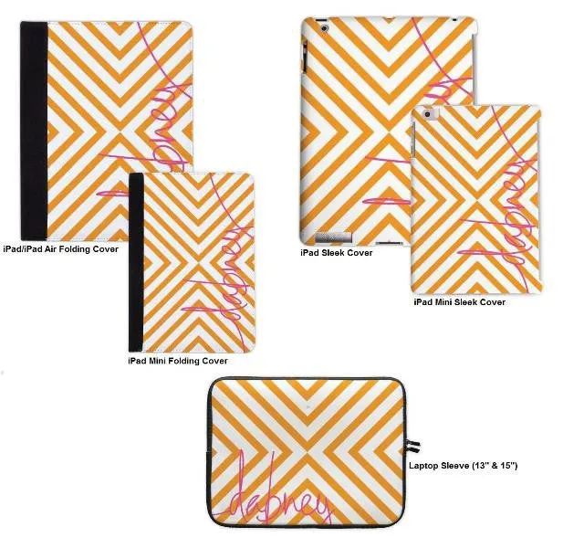 Personalized iPad & Laptop Cases, Coral