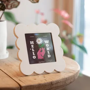 Petal Photo Frame, Beige