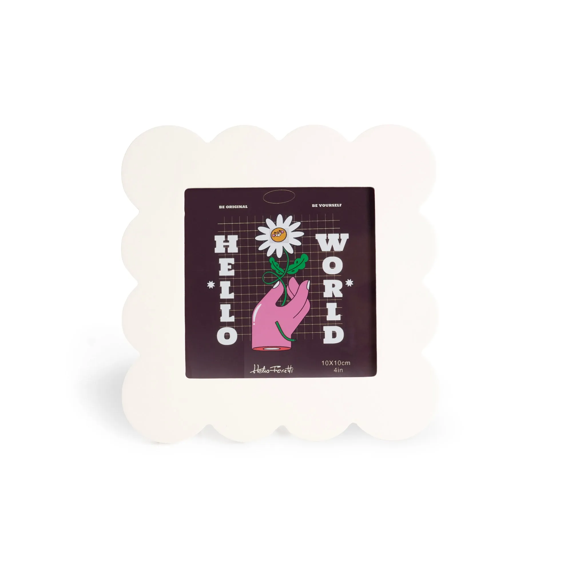 Petal Photo Frame, Beige