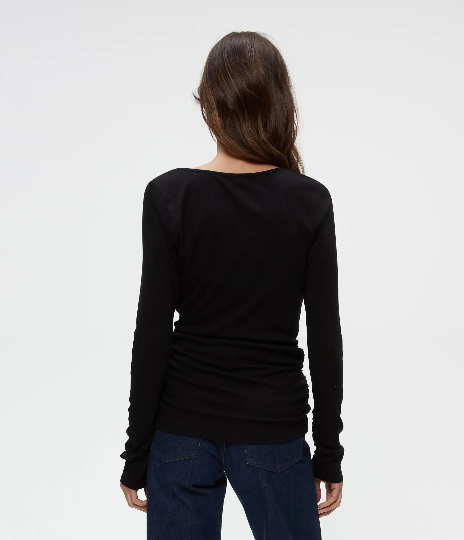 Petite Clarke Ruched Tee