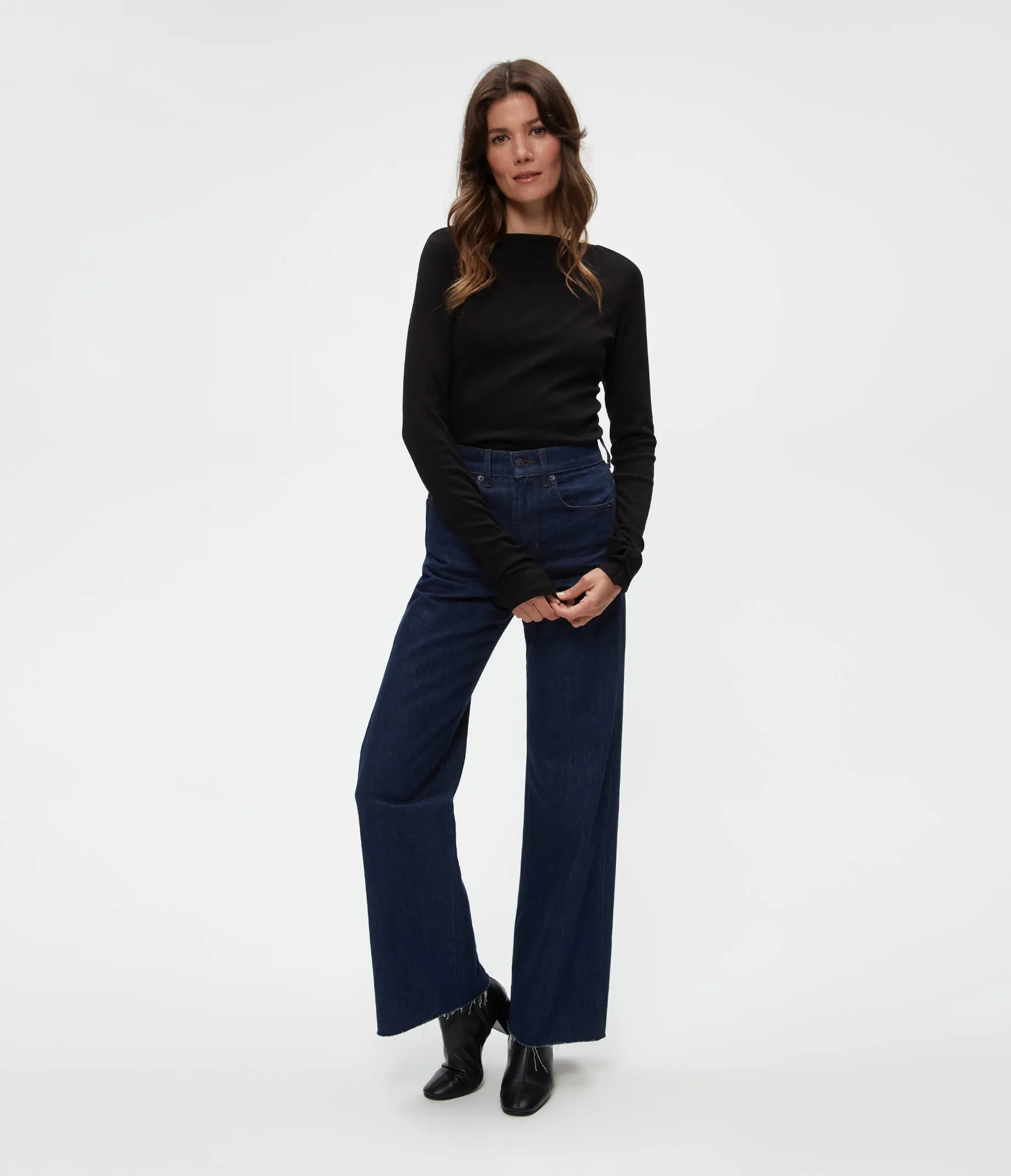 Petite Clarke Ruched Tee