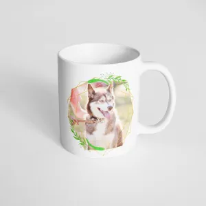 Photo Mug - Greenery & Gold Frames
