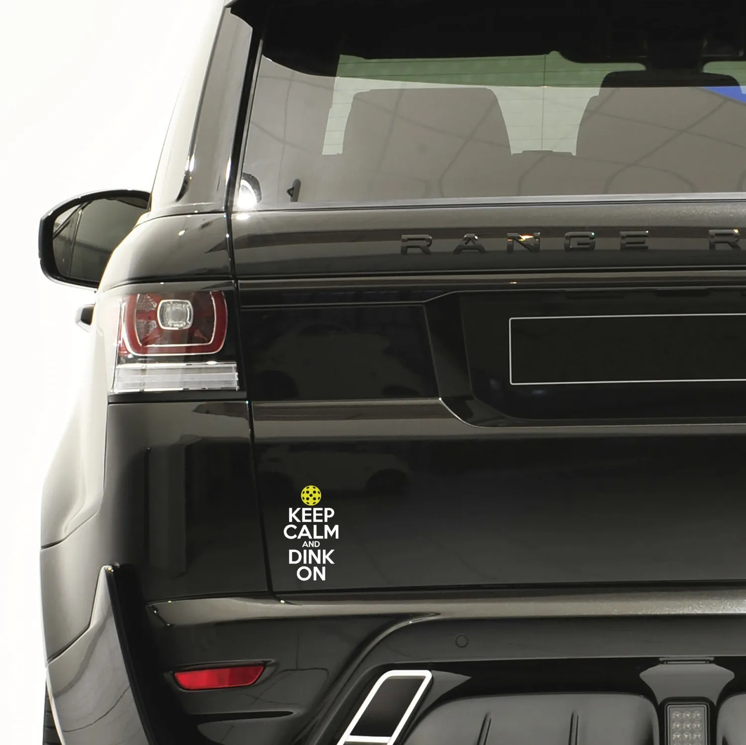 Pickleball Decal Keep Calm and Dink On - Bumper Sticker