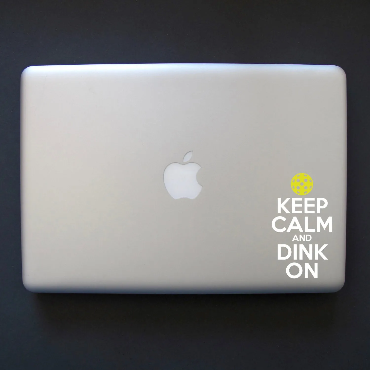 Pickleball Decal Keep Calm and Dink On - Bumper Sticker