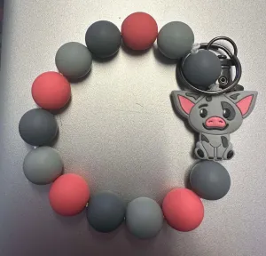 Pig Silicone Wristlet