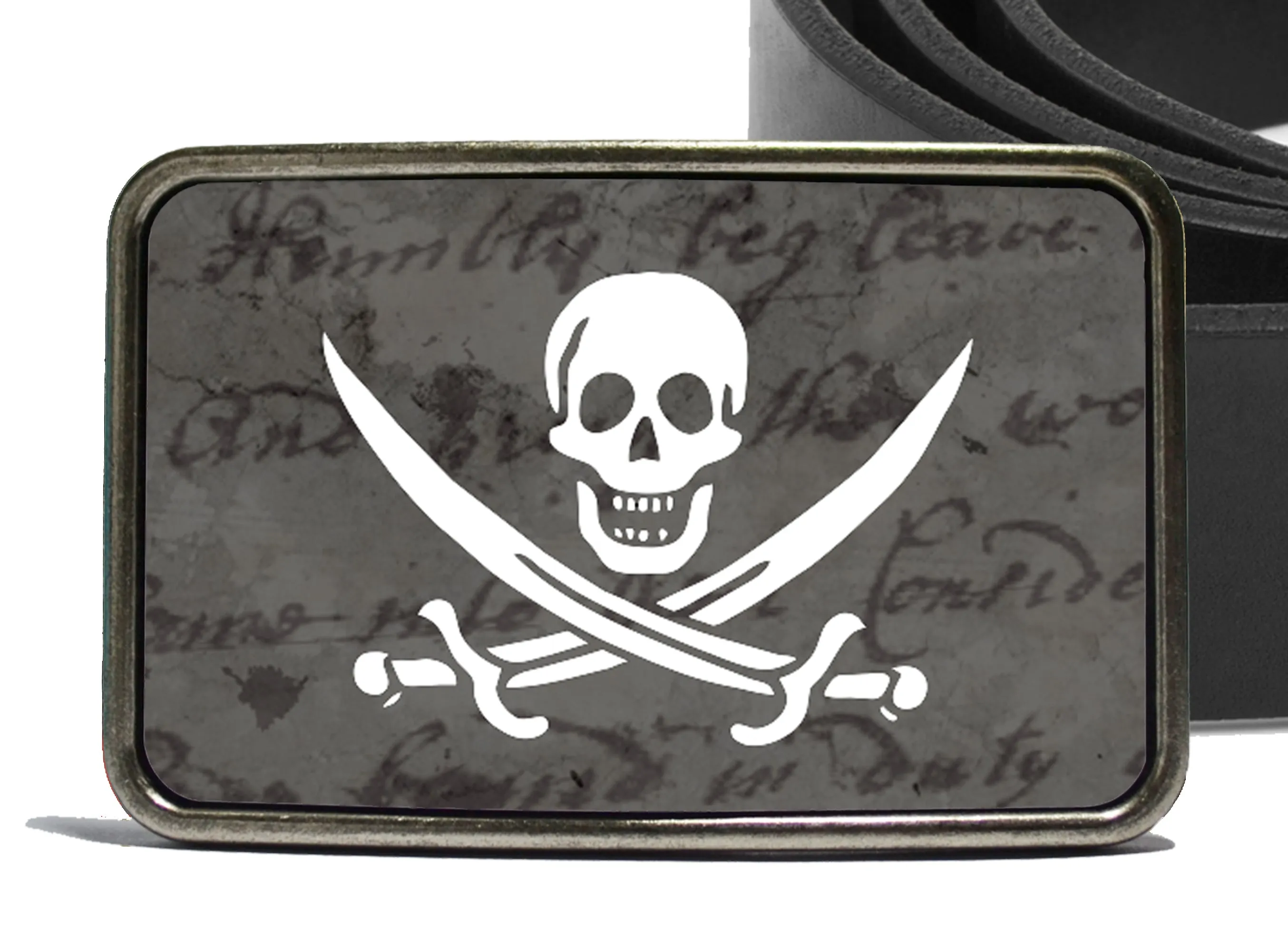 Pirate Flag Belt Buckle