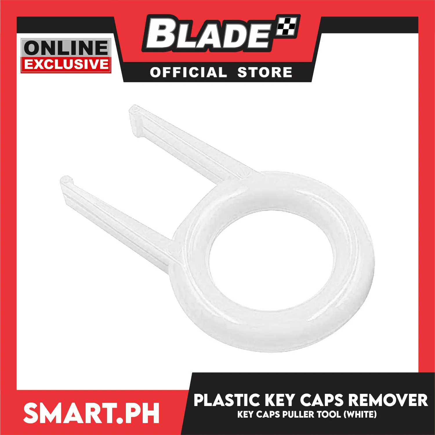 Plastic Key Caps Remover Tools Keyboard Caps Remover (White) for Mechanical Keyboard