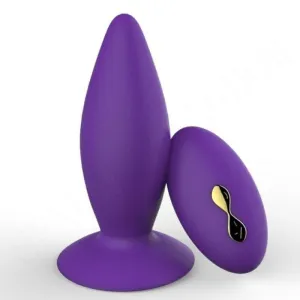 Plug Anal Vibrant butt Simple 10 vitesses Violet