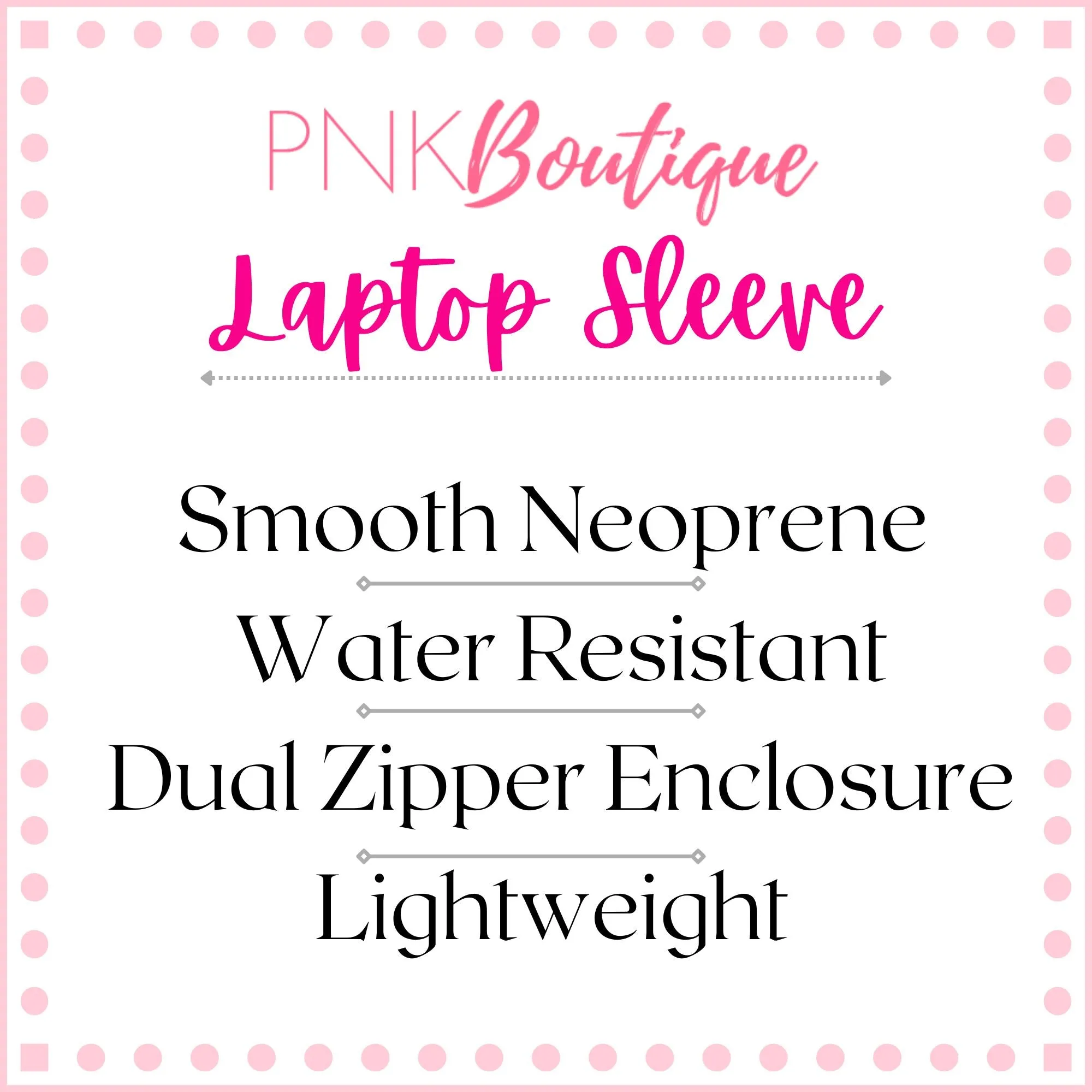 PNK Watercolor Sisterhood Laptop Sleeve