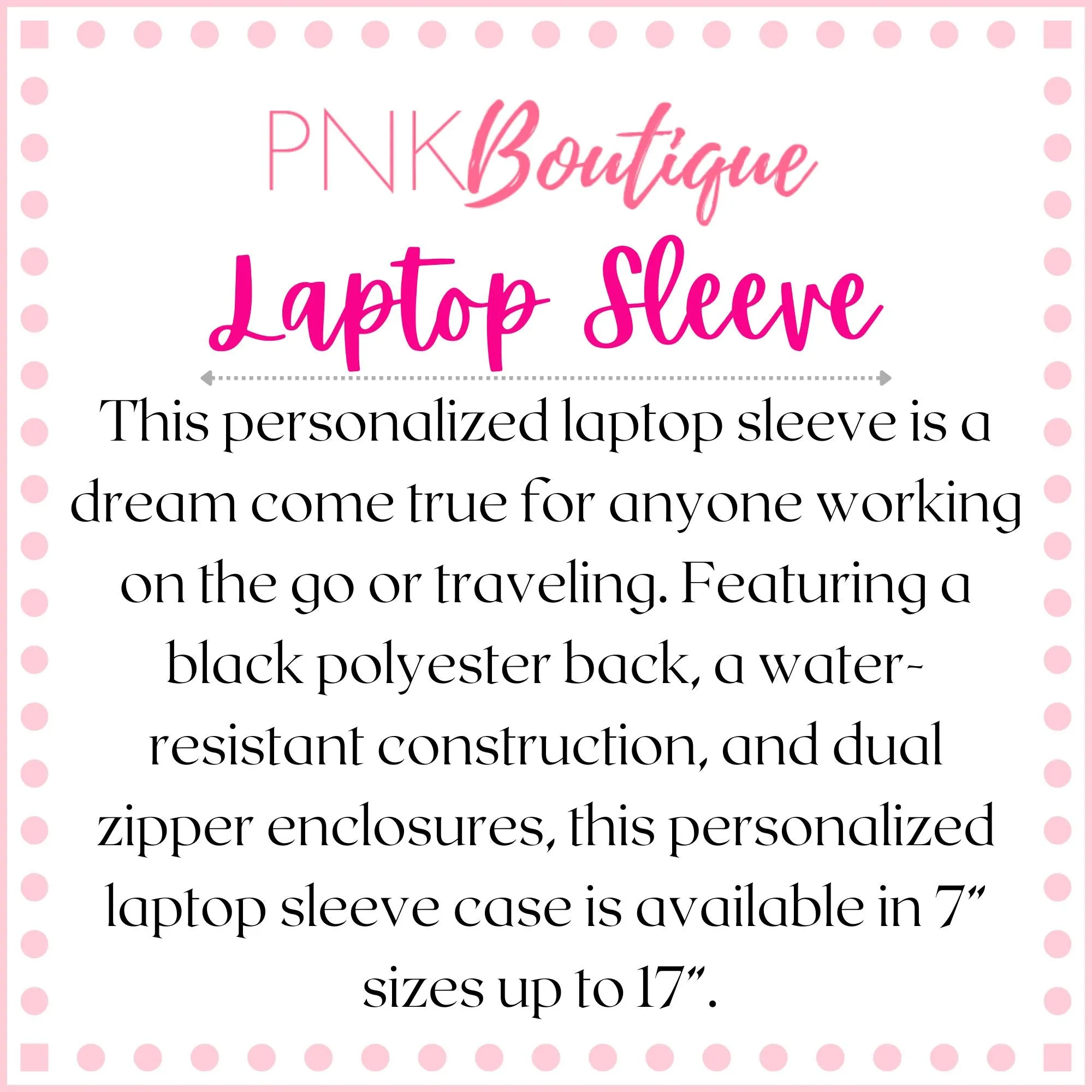 PNK Watercolor Sisterhood Laptop Sleeve