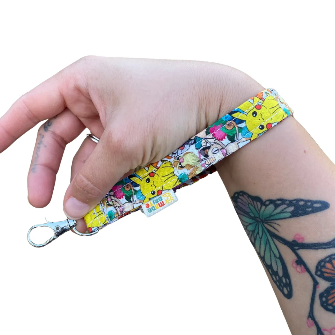 Pokemon and Friends Anime Wristlet Keychain