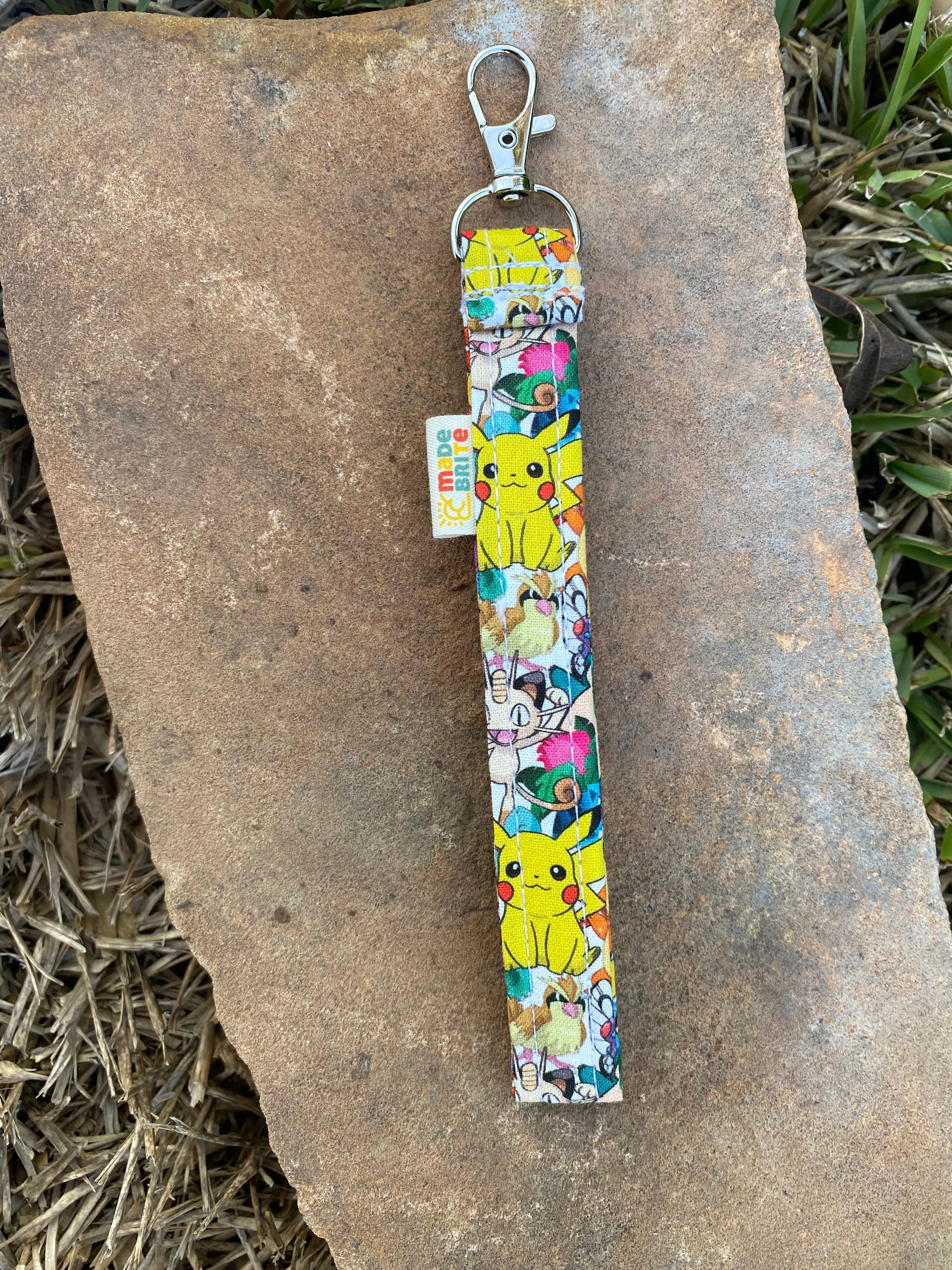 Pokemon and Friends Anime Wristlet Keychain