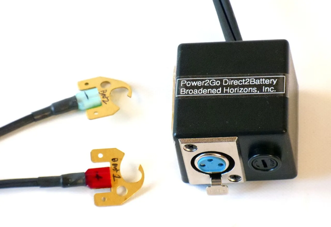 Power2Go Charging Socket Kit - connects Direct to Wheelchair Batteries