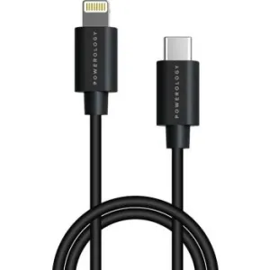 Powerology - USB-C to Lightning Cable 3M (Black)