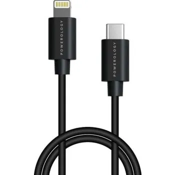 Powerology - USB-C to Lightning Cable 3M (Black)
