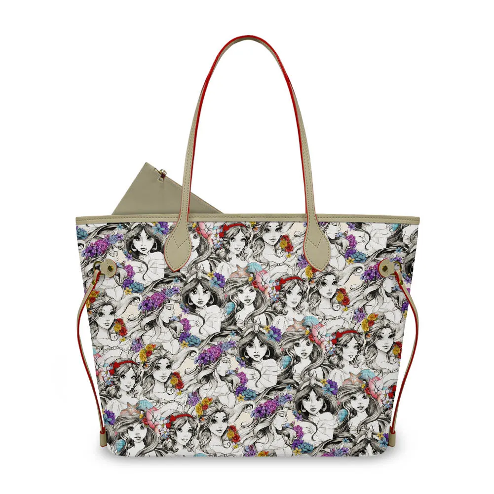 Princess Sketch Neverfull Purse - Preorder - Closing 4/30- ETA late May