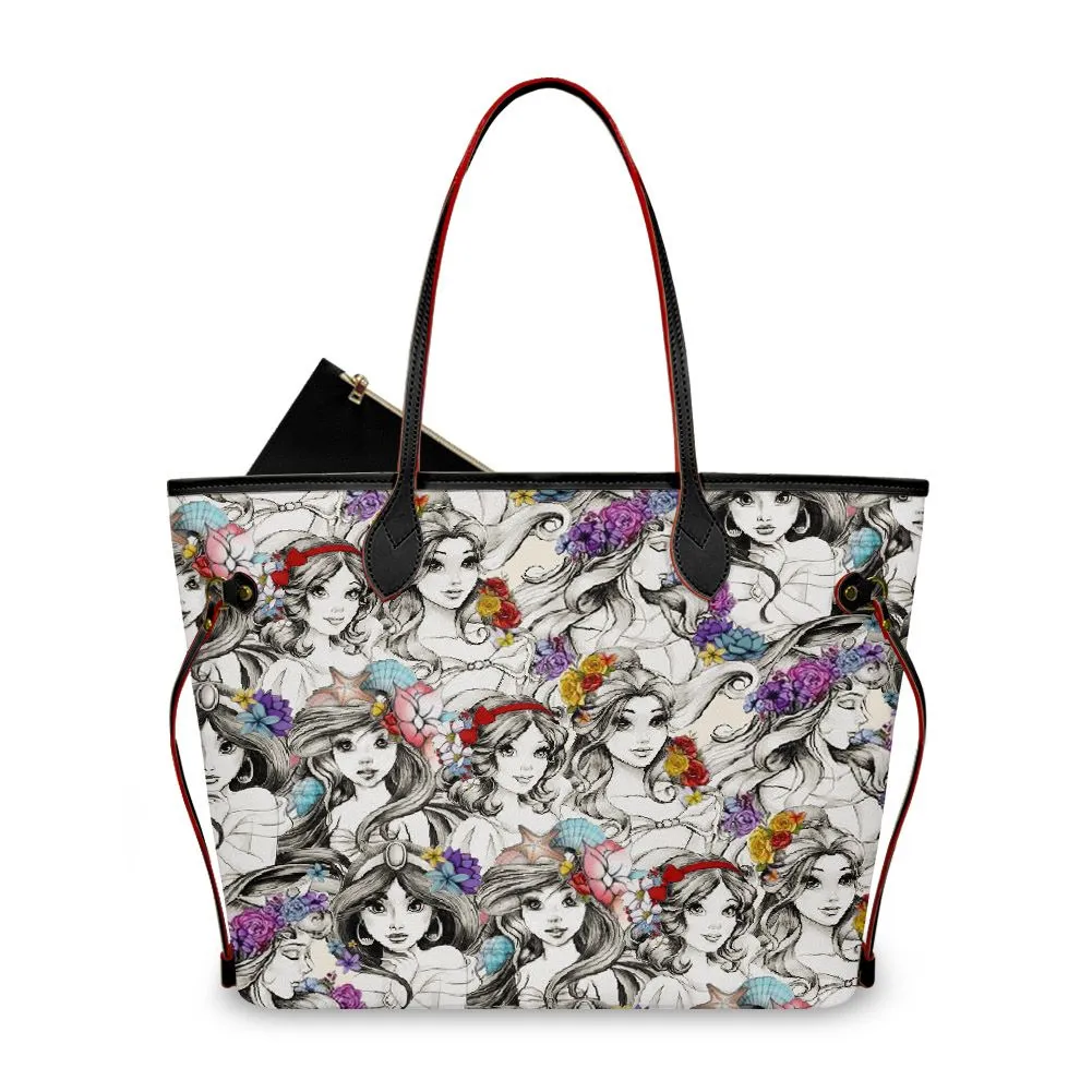Princess Sketch Neverfull Purse - Preorder - Closing 4/30- ETA late May