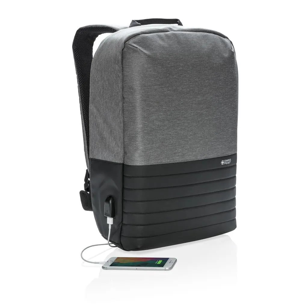 Promotivni ruksak za laptop RFID i sustavom zaštita protiv džeparenja