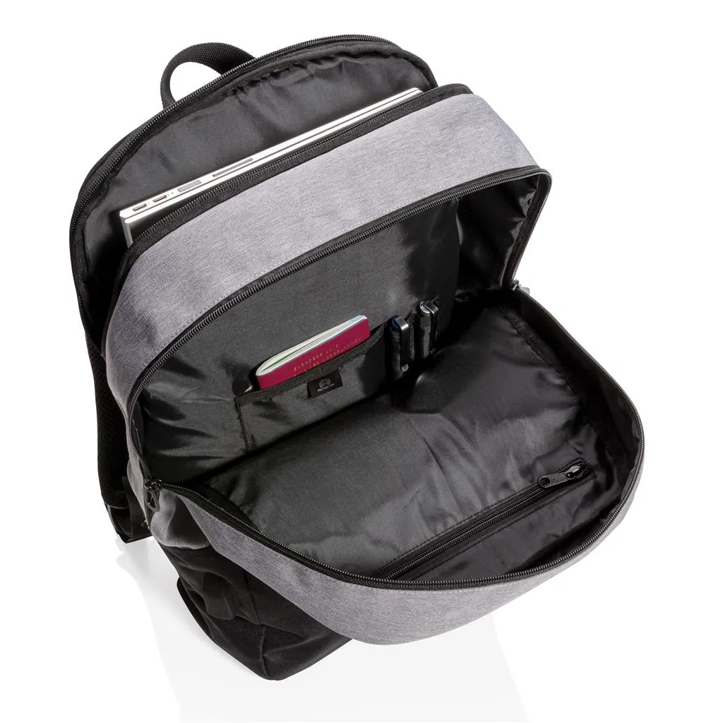 Promotivni ruksak za laptop s USB-om & RFID zaštitom