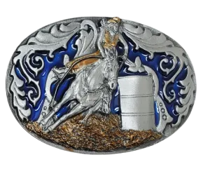 "Barrel Racer" Belt Buckle