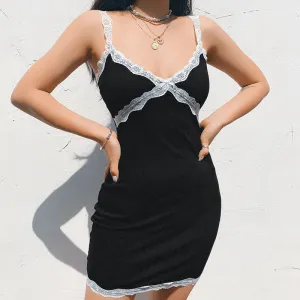 "LACE SLING" DRESS N090104