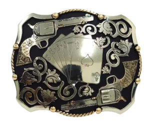 "The Card Shark" Belt Buckle