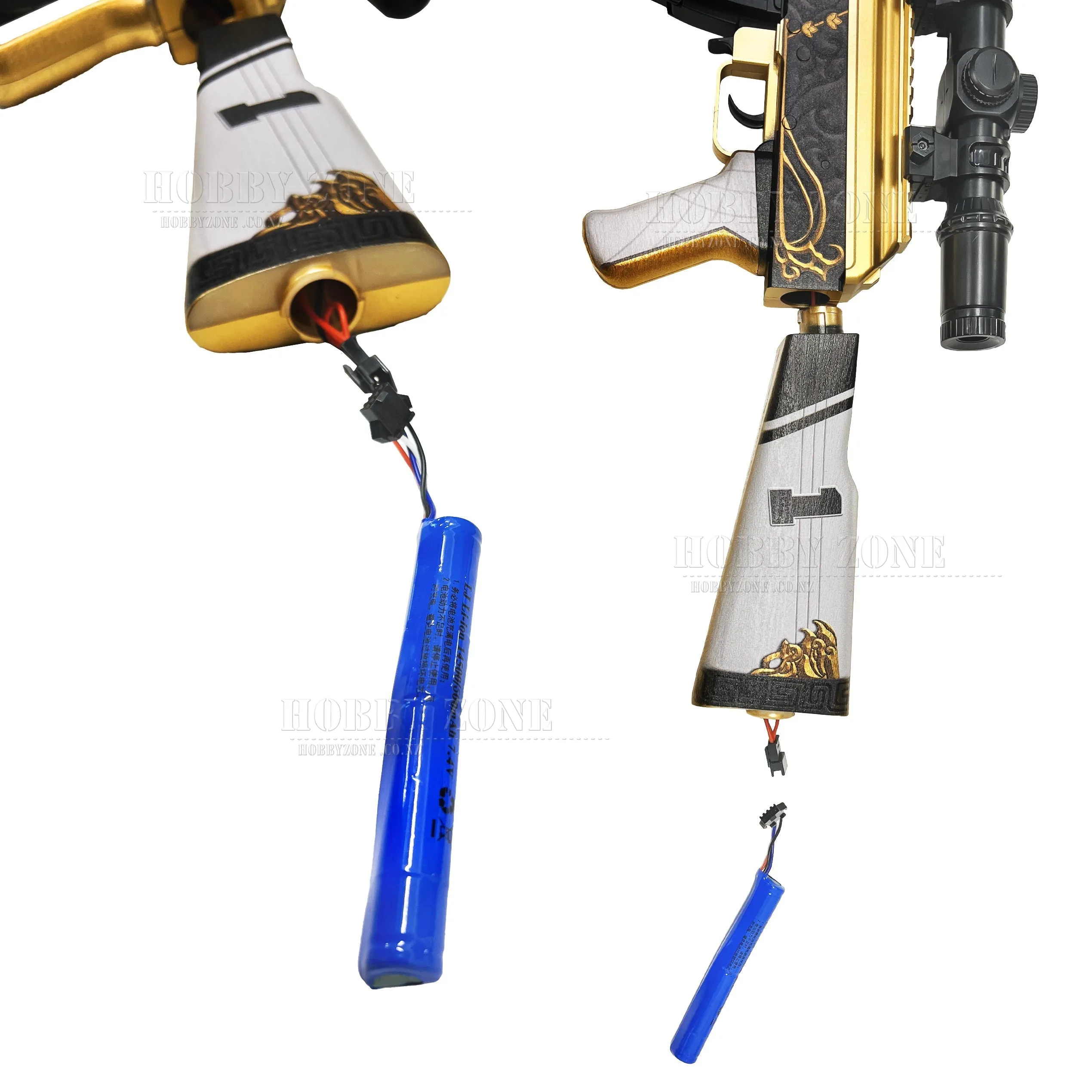 [R18 ] "Golden Dynasty" AKM Gel Ball Blaster [ID Check Required]