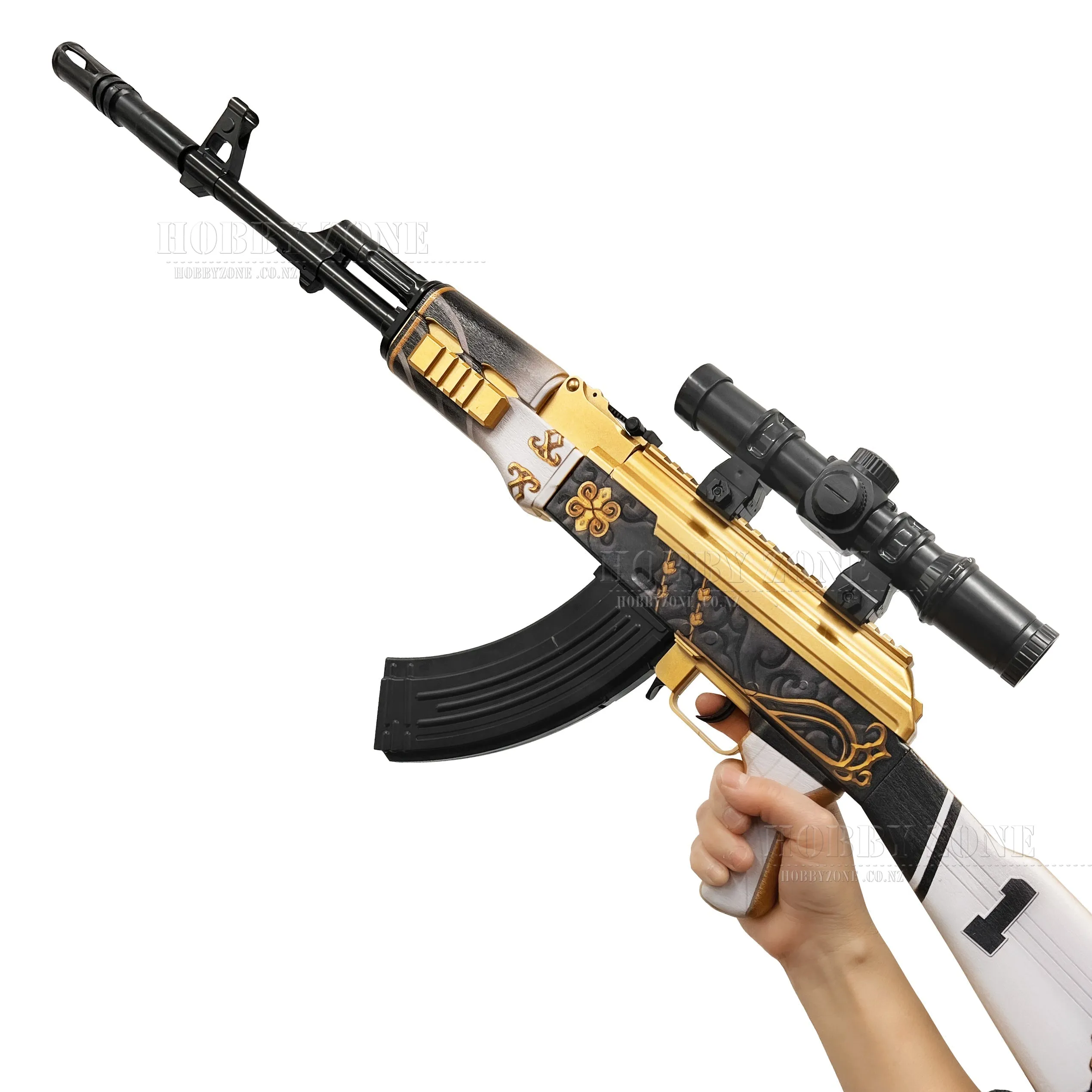 [R18 ] "Golden Dynasty" AKM Gel Ball Blaster [ID Check Required]