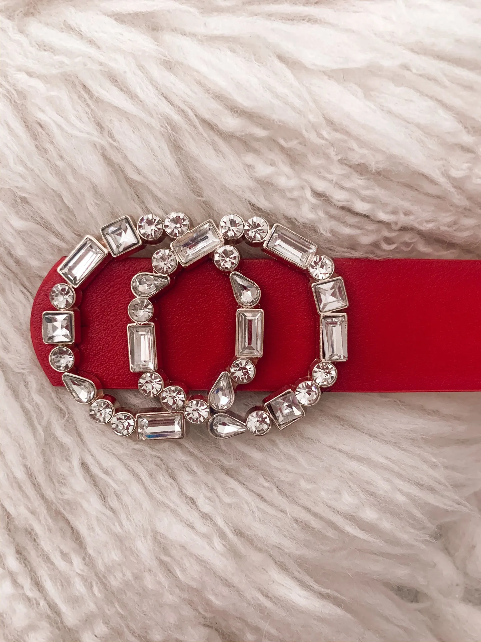 Rae Belt in Black, Red, Blush, & Cognac