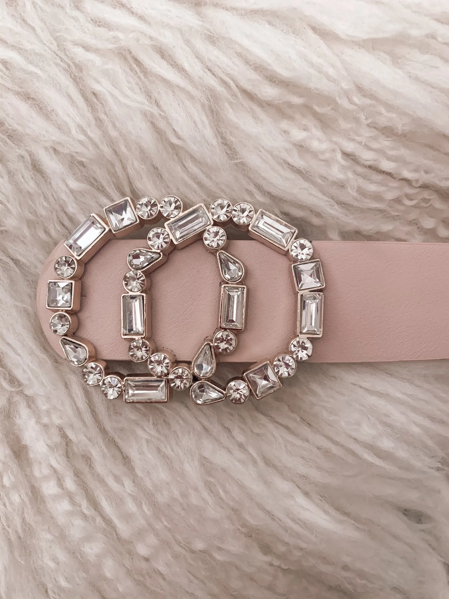 Rae Belt in Black, Red, Blush, & Cognac