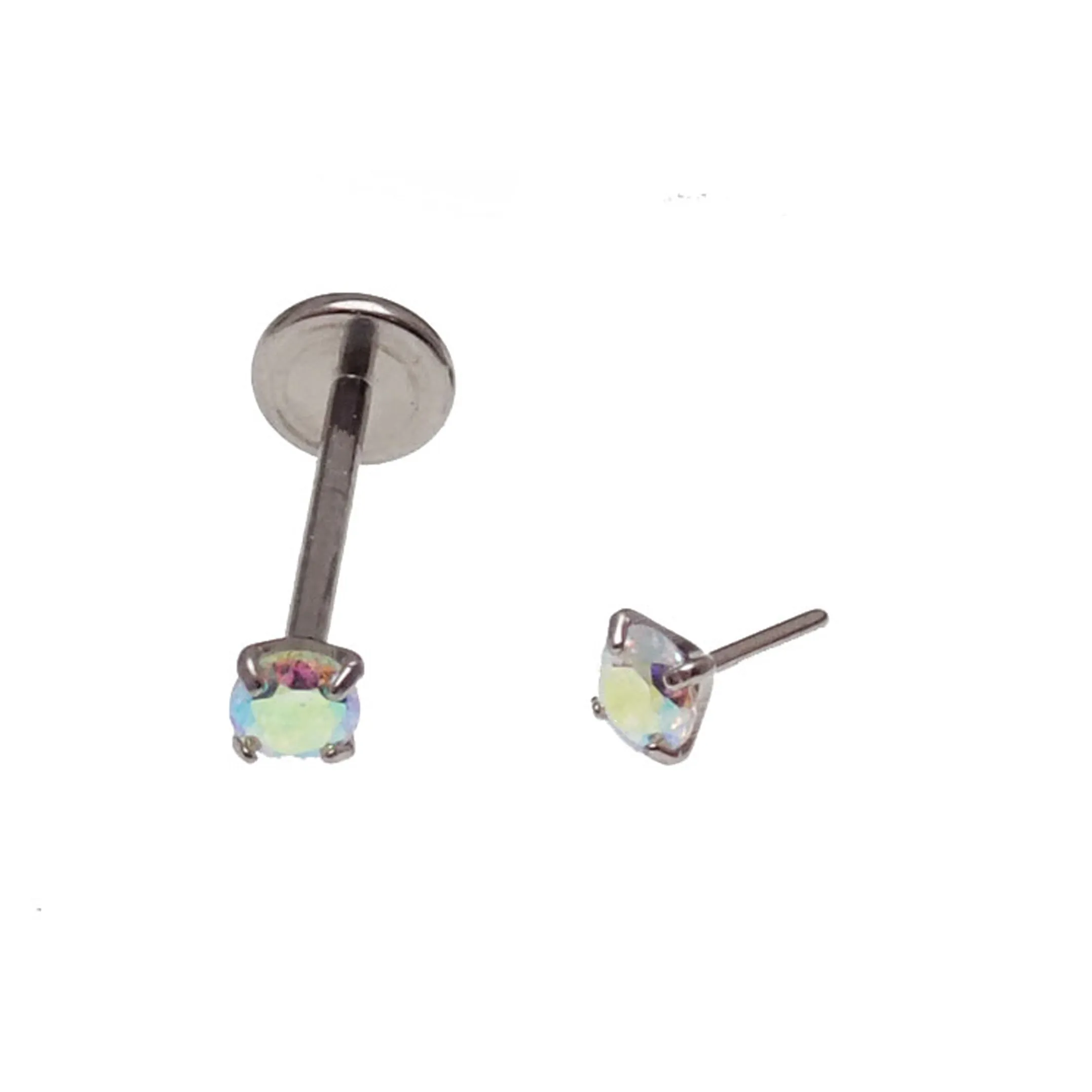 Rainbow AB Push Fit Titanium Flatback 16g, 18g