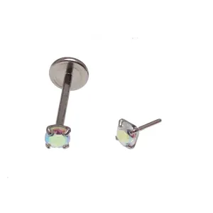 Rainbow AB Push Fit Titanium Flatback 16g, 18g