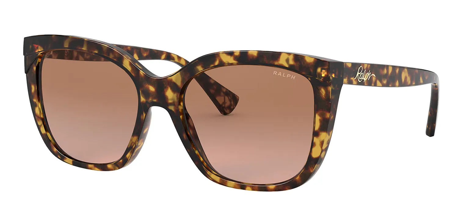 Ralph Lauren RA 5265 583613 Butterfly Plastic Havana Sunglasses with Brown Gradient Lens