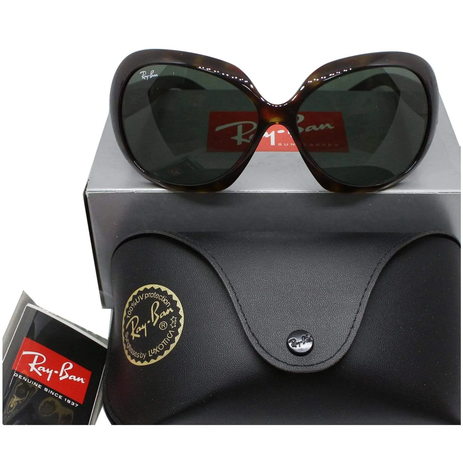 Ray-Ban Jackie Ohh II RB4098 710/71 60 Sunglasses Green Classic Lens