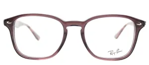Ray-Ban RX 5352 5628 Square Plastic Brown Eyeglasses with Demo Lens