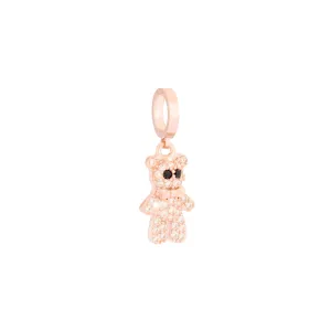 Rebecca Rose Gold Teddy Bear Charm