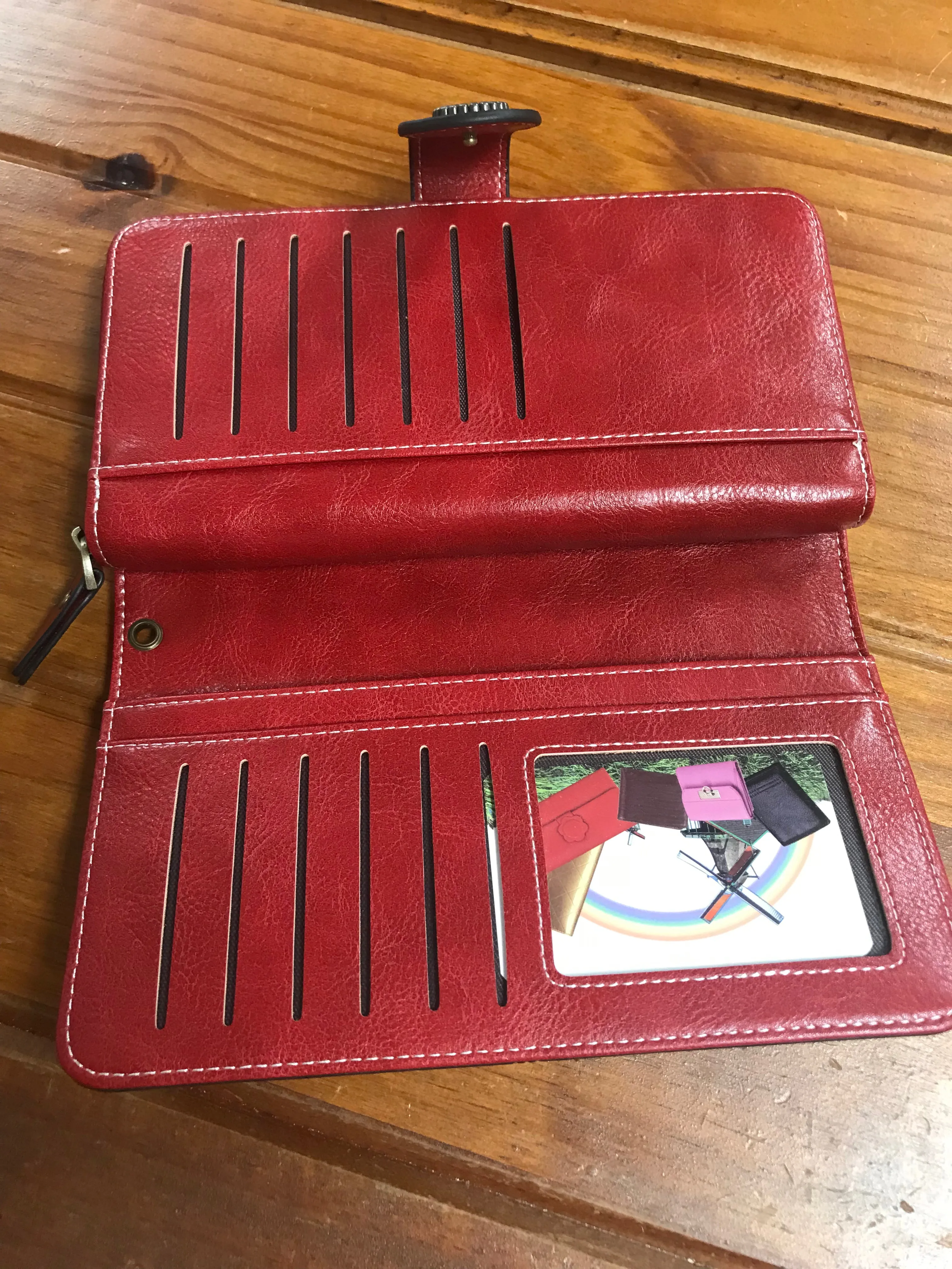 Red Wristlet Wallet