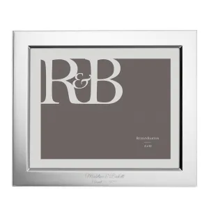Reed and Barton Personalized Classic Silverplate 8" x 10" Frame