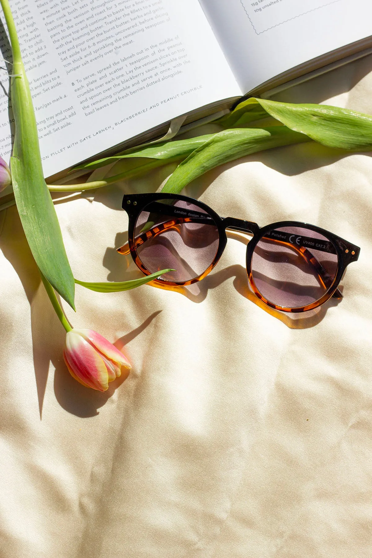 Retro Style Rounded Large Sunglasses
