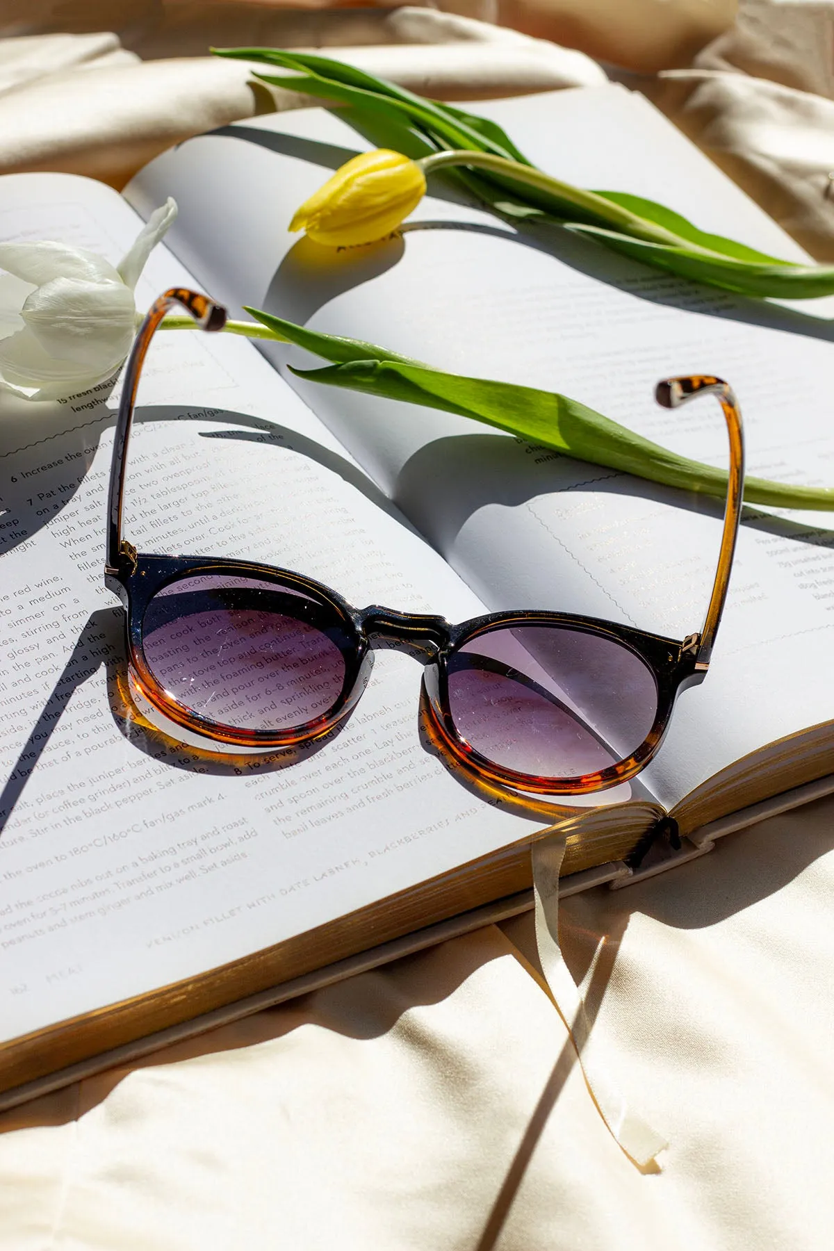 Retro Style Rounded Large Sunglasses