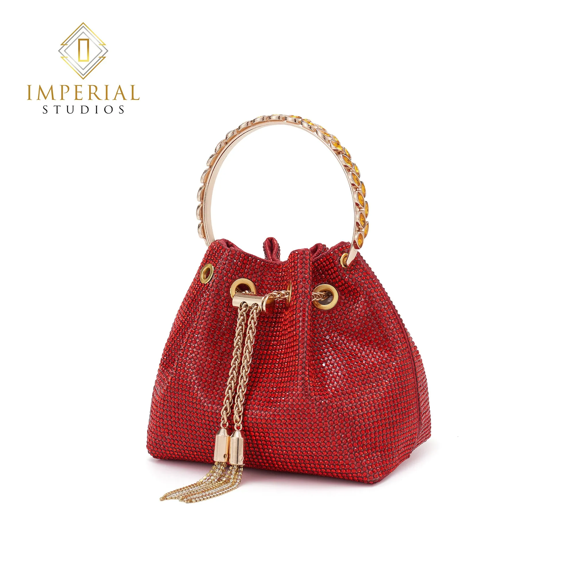 Rhinestone Bucket Bag For Women, Clutch Purse For Ladies Rhinestone Evening Party Shoulder Bag Sparkly Crystal Bucket Bag, Purse Wedding Handbag Shoulder and Cross body Bag