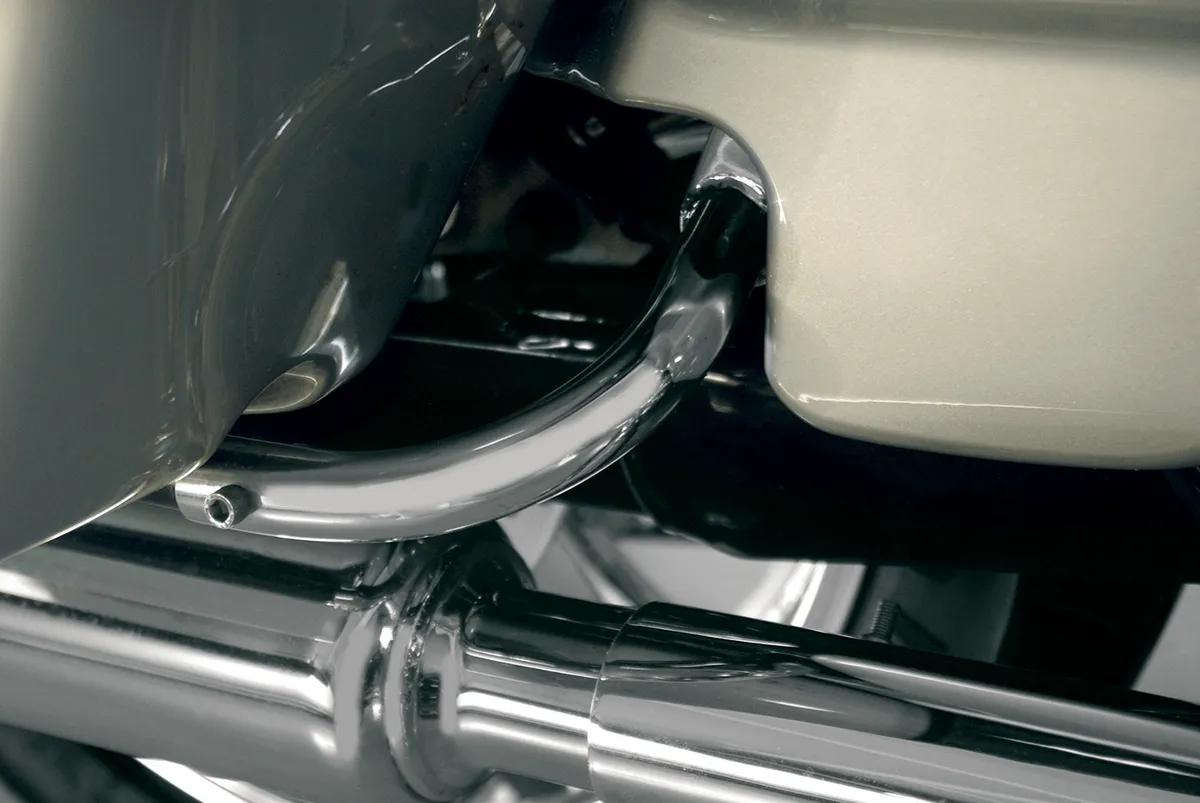 Rick Dosss Revenge Cycle S77-0137 Saddlebag Guard Eliminator Brackets - Chrome