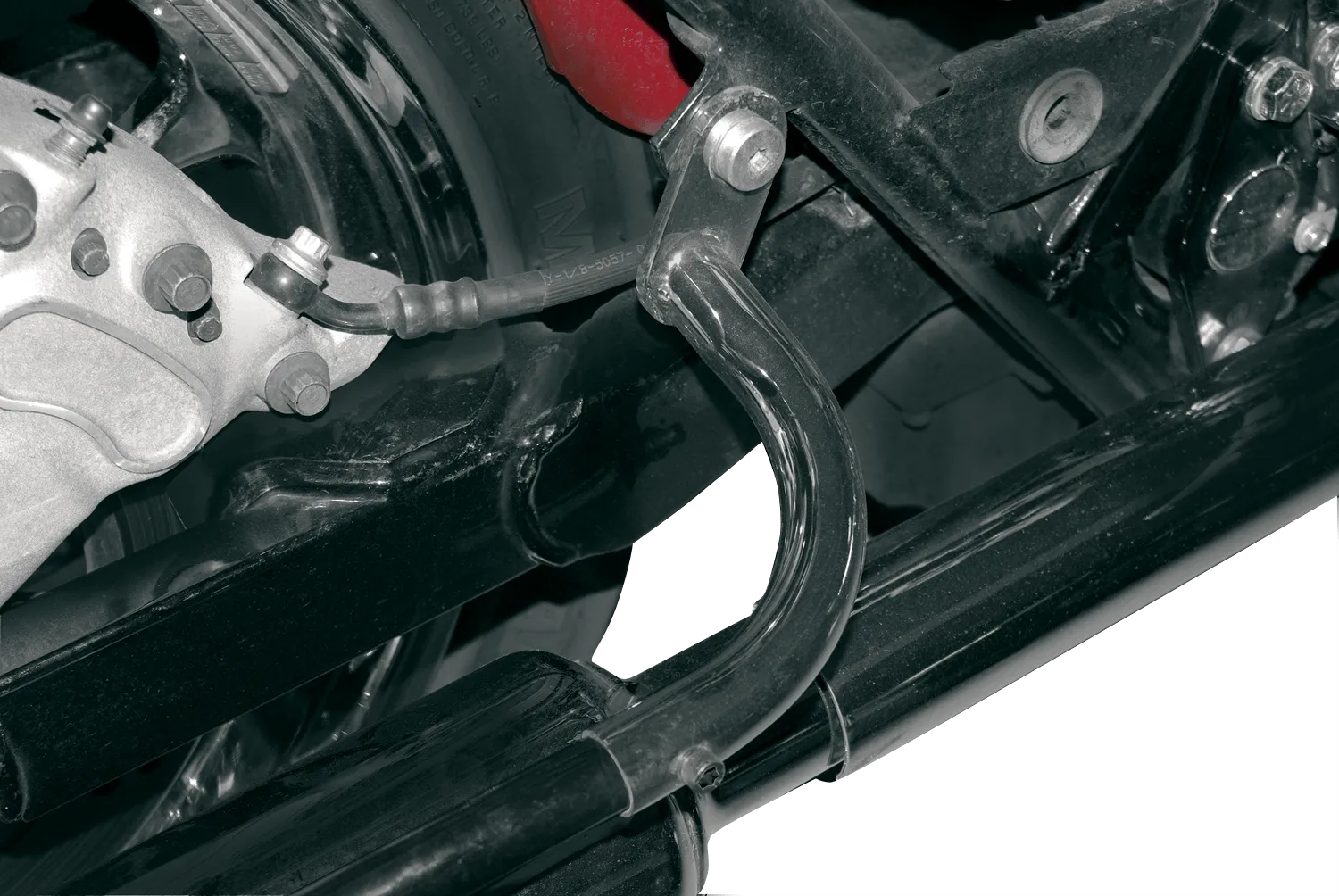 Rick Dosss Revenge Cycle S77-0137 Saddlebag Guard Eliminator Brackets - Chrome