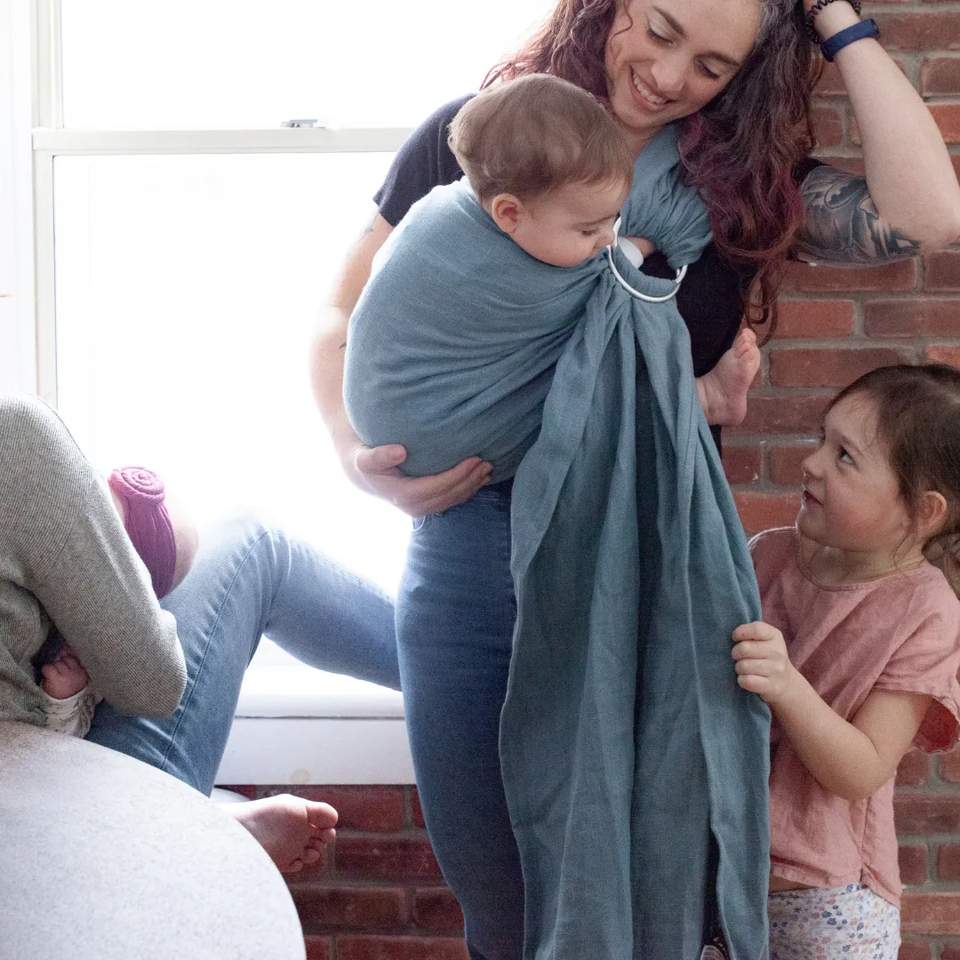 Ring sling Gustine | Linen