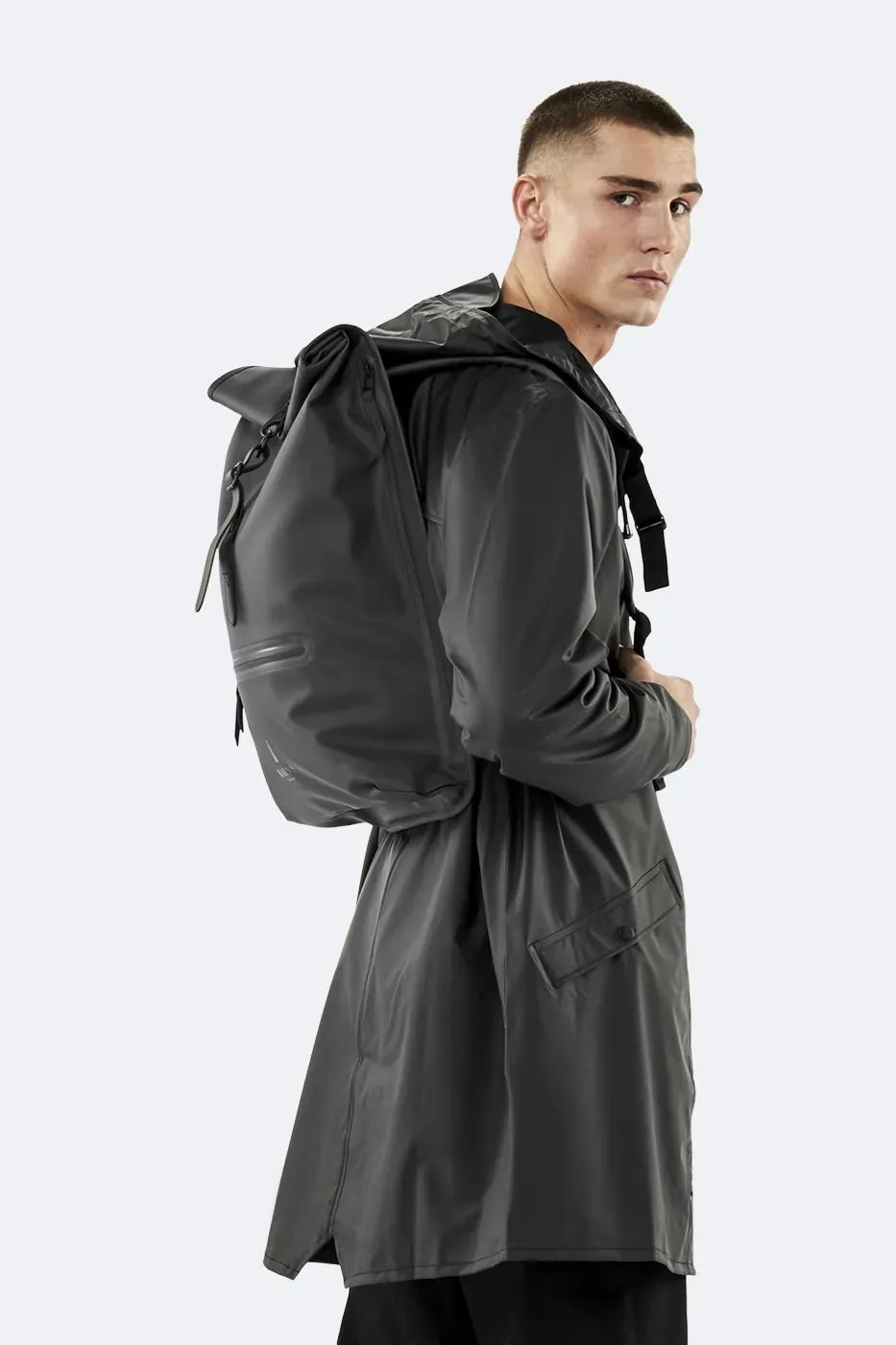 Rolltop Rucksack Negra